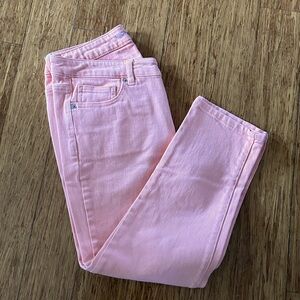 Michael Kors Cropped Skinny Capri - Peach - Size 4